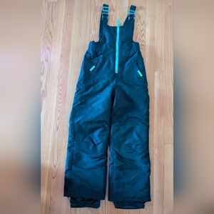 Champion Kids Black Snow Pants with Blue Accents